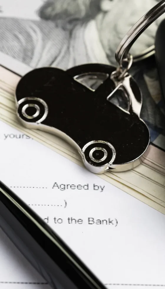 Save money and cheap car insurance with keyfob and insurance documents