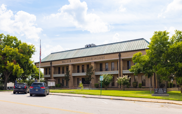 The Walker County Courthouse in Huntsville, Texas – Huntsville, cheap car insurance in Texas