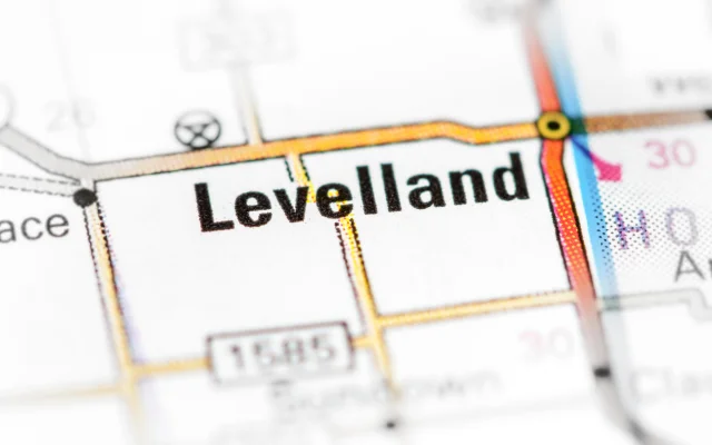 Levelland, Texas, USA on a map – Levelland, cheap car insurance in Texas