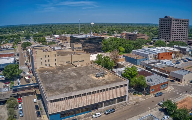 Aerial View of Victoria, Texas during Summer – Victoria, cheap car insurance in Texas
